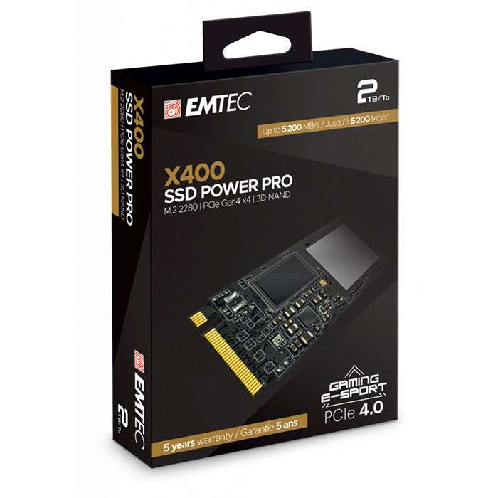Emtec ECSSD2TX400  M.2 - Disque SSD Emtec - grosbill-pro.com - 0
