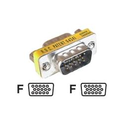 Mini Changeur VGA (HD15) Femelle-Femelle