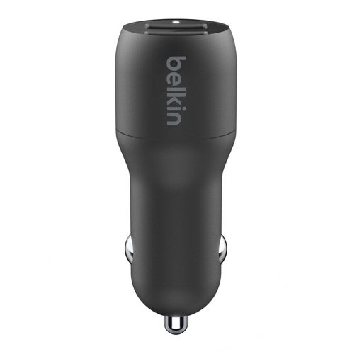 Dual USB-A Car Charger w/1M PVC A-LTG - Achat / Vente sur grosbill-pro.com - 2