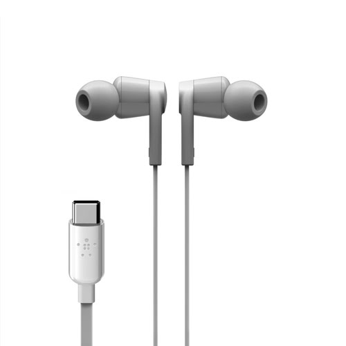 Belkin USB-C IN-EAR HEADPHONE White - Achat / Vente sur grosbill-pro.com - 4