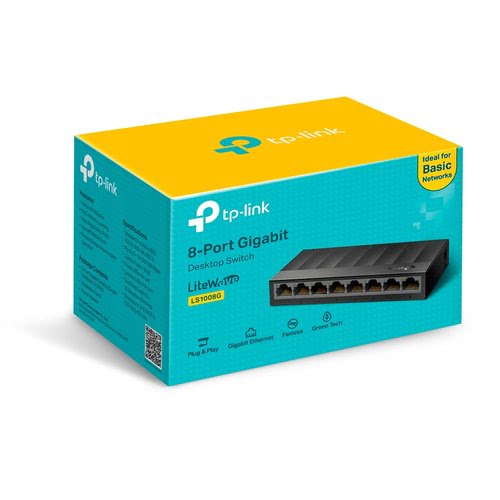 TP-Link LiteWave 8-Port Gigabit Desktop - Achat / Vente sur grosbill-pro.com - 4