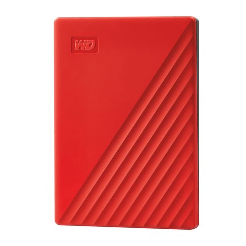 Grosbill Disque dur externe WD HDD EXT My Passport 2Tb Red Worldwide