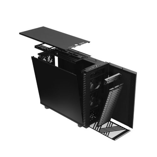 Fractal Design Define 7 Black Midi-Tower - gedÃ¤mmt, schwarz - Achat / Vente sur grosbill-pro.com - 30