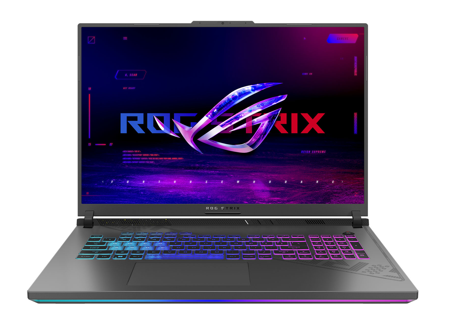 Grosbill PC portable Asus ROG 18"QHD 240Hz/i9-13980HX/4070/32Go/1To/W11P