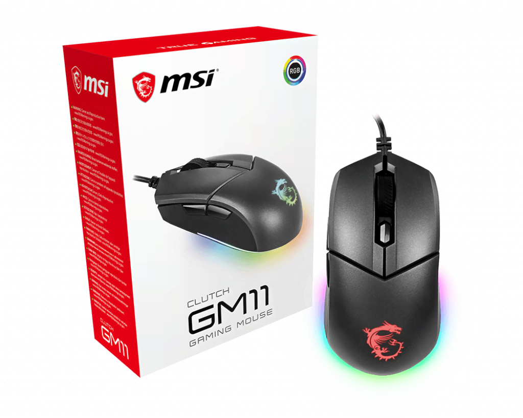 MSI Clutch GM11 - Souris PC MSI - grosbill-pro.com - 2