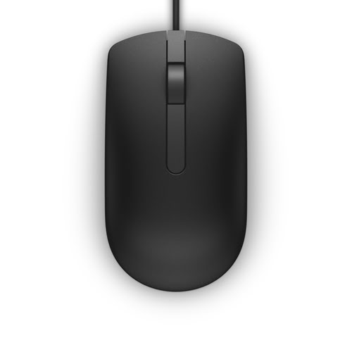 Grosbill Souris PC DELL  Optical Mouse-MS116 Black (570-AAIS)