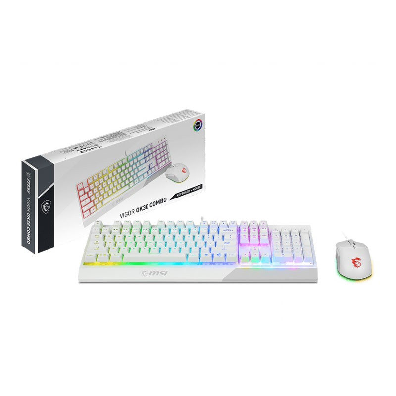 MSI Vigor GK30 COMBO WHITE - Pack Clavier/Souris - grosbill-pro.com - 3