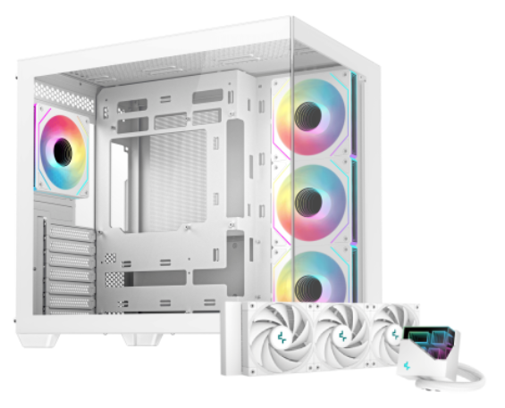CG530 4F Blanc - MT/SsAlim/ATX + LT720 360mm Blanc