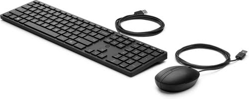 Souris et clavier HP Wired Desktop 320MK Noir - Achat / Vente sur grosbill-pro.com - 1