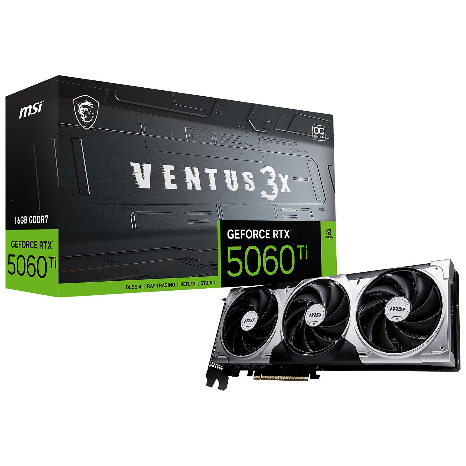 GeForce RTX 5060 Ti 16G VENTUS 3X OC