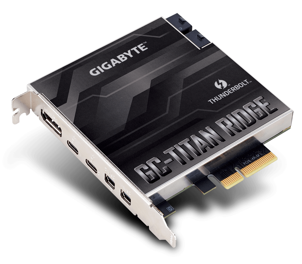 PCI-E Mini-DP/DP/Thunderbolt 3 - Titan Ridge - Carte contrôleur - 1