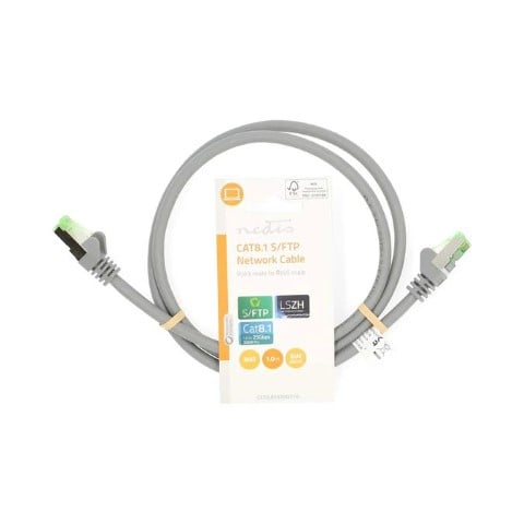 Nedis Câble RJ45 Cat8.1 S/FTP - 1m - Gris