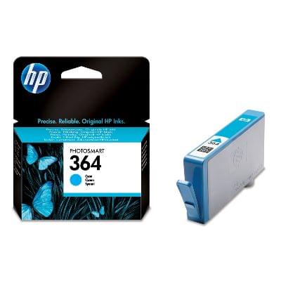 Cartouche Cyan HP364 - CB318EE pour imprimante Jet d'encre HP - 0