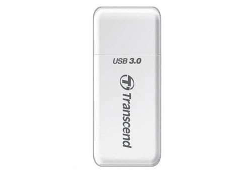 Grosbill Lecteur carte mémoire Transcend USB3.0 SD/microSD Card Reader White