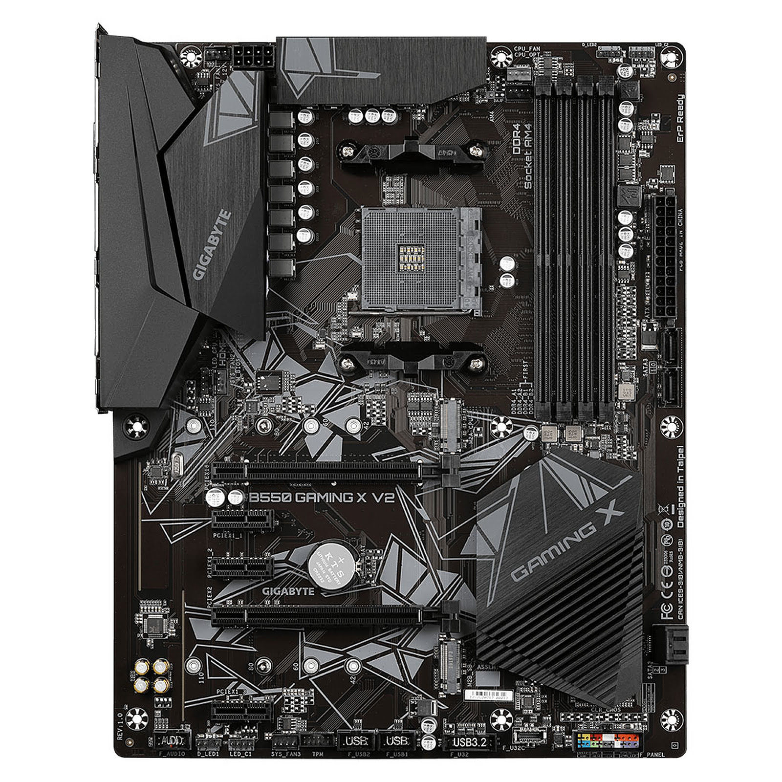 Gigabyte B550 GAMING X V2 ATX  - Carte mère Gigabyte - grosbill-pro.com - 4