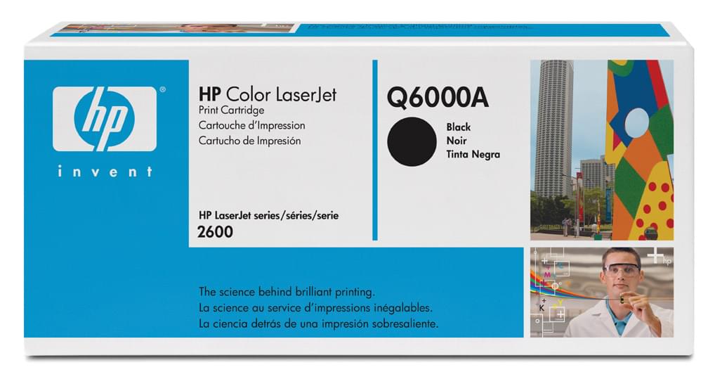 Toner Q6000A Noir (LaserJet 2600) pour imprimante Laser HP - 0