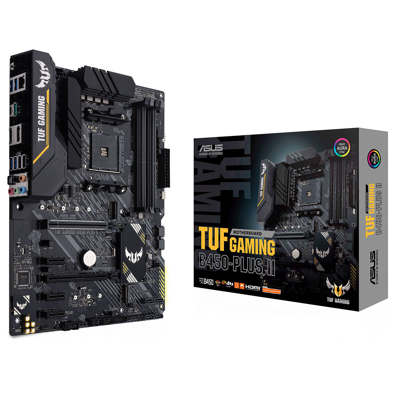 Asus TUF B450-PLUS GAMING II ATX  - Carte mère Asus - grosbill-pro.com - 0