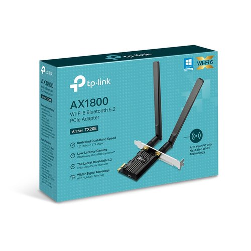 AX1800 Wi-Fi 6 Bluetooth 5.2 Adapter - Achat / Vente sur grosbill-pro.com - 1