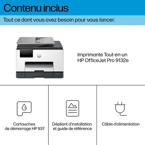 OFFICEJET PRO 9132E AIO CEMENT - Achat / Vente sur grosbill-pro.com - 12