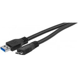 Grosbill Connectique PC GROSBILLCâble micro USB3 B Male - USB3 A - 1.80m