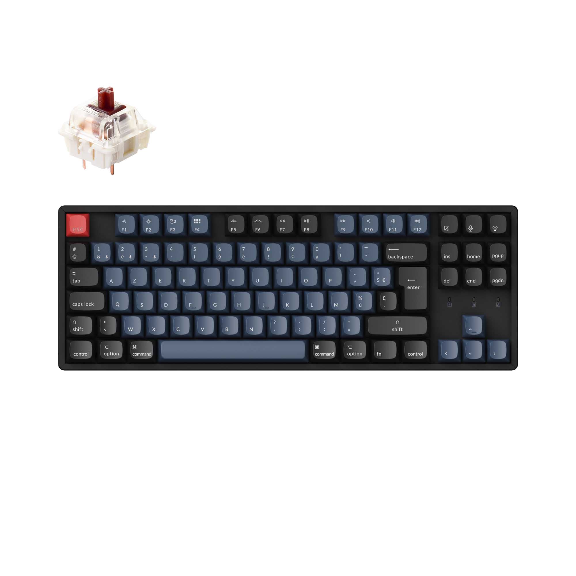 Keychron K8 PRO QMK RGB - Clavier PC Keychron - grosbill-pro.com - 0