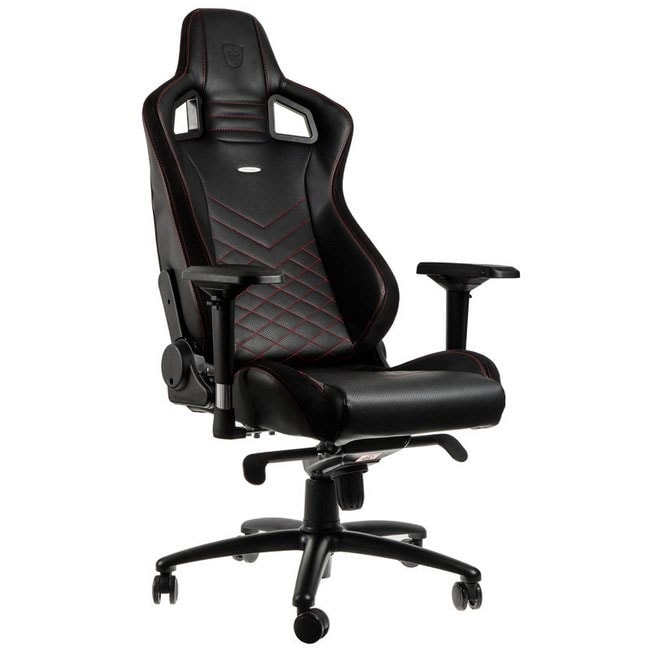 NobleChairs EPIC Series Noir/Rouge - Siège PC Gamer - grosbill-pro.com - 0