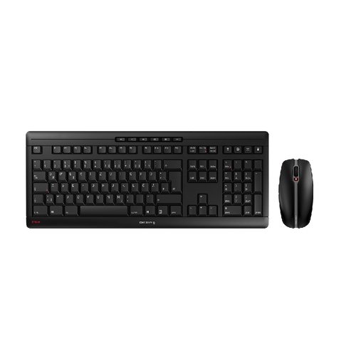 Grosbill Pack Clavier/Souris Cherry Stream Desktop - Noir/Sans Fil