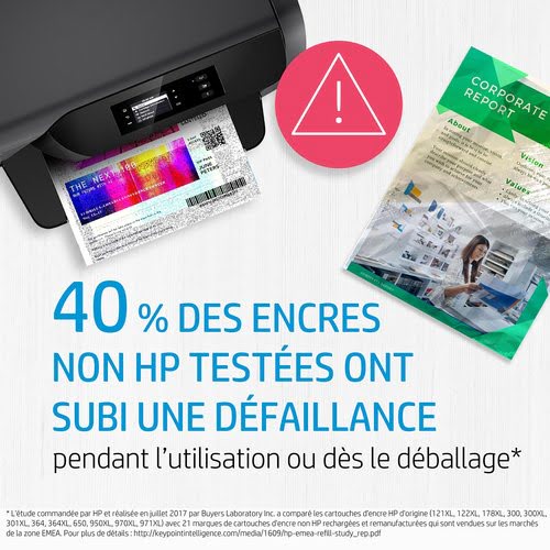 Cartouche 912XL - Cyan - 3YL81AE#BGX pour imprimante HP