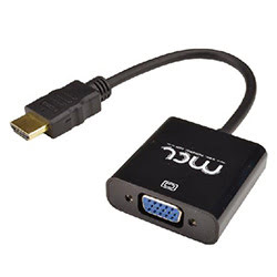 Grosbill Connectique PC MCL Samar Adapt. HDMI Male/VGA Femelle (HD15) + audio
