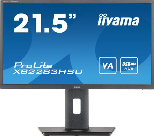 Grosbill Ecran PC Iiyama PROLITE XB2283HSU-B1 21.5"FHD/1ms/VA/75Hz/HDMI/DP