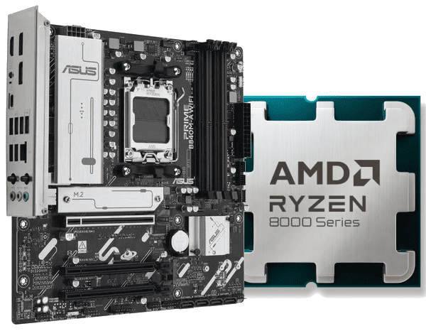 PRIME B840M-A WIFI + Ryzen 5 8400F tray