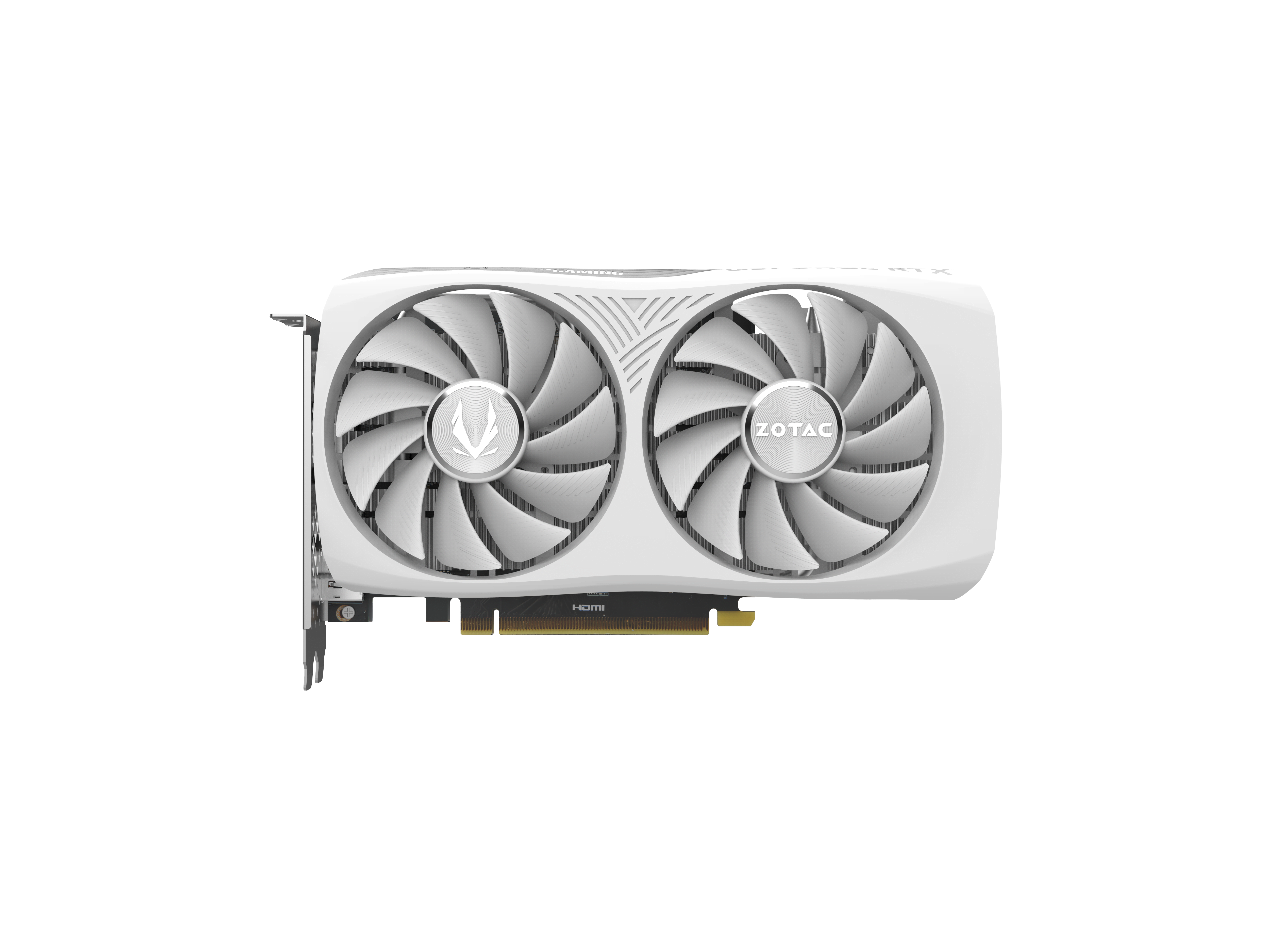 ZOTAC GeForce RTX 4060 TWIN EDGE OC Blanc 8G - Carte graphique - 3