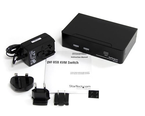 2 Port DVI USB KVM Switch with Audio - Achat / Vente sur grosbill-pro.com - 3
