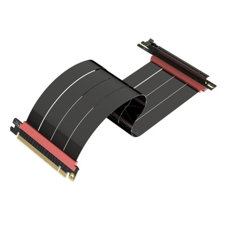 LINKUP Câble Riser PCIE 5.0 30 cm - 90° Noir