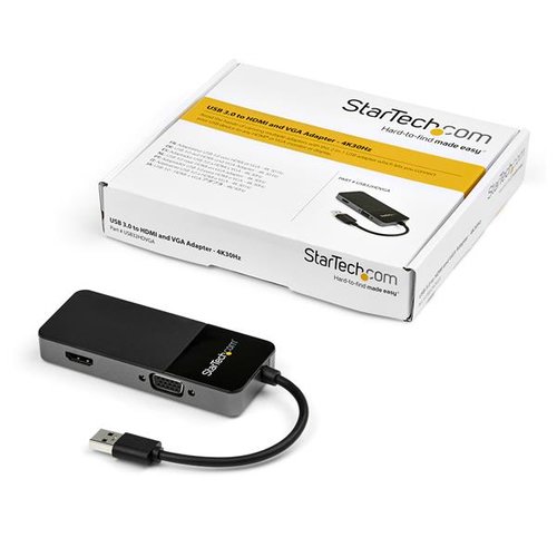 Adapter - USB 3.0 to HDMI VGA - 4K 30Hz - Achat / Vente sur grosbill-pro.com - 4