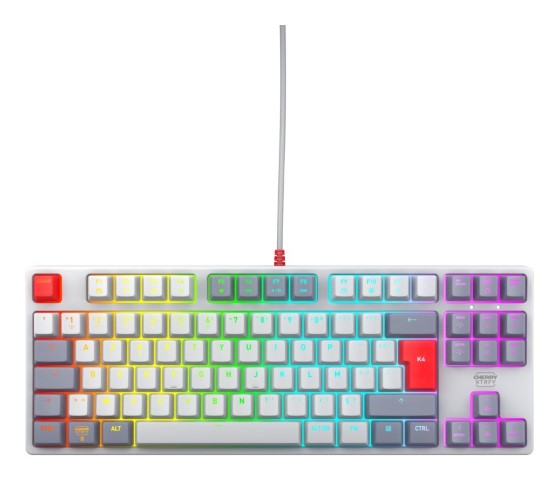 K4V2 RGB TKL Retro - Filaire - Gris