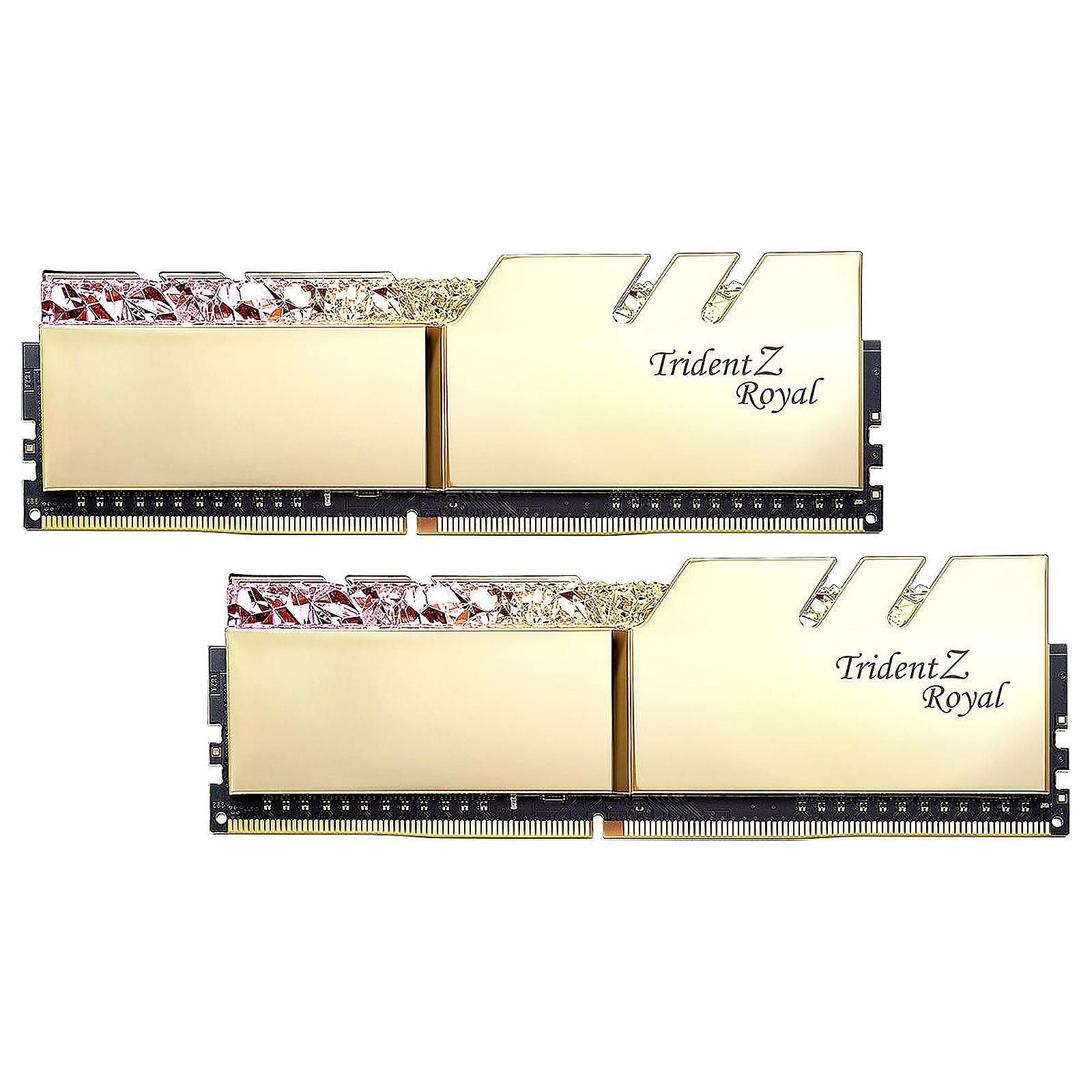 G.Skill Trident Z Royal 64Go (2x32Go) DDR4 3200MHz - Mémoire PC G.Skill sur grosbill-pro.com - 0