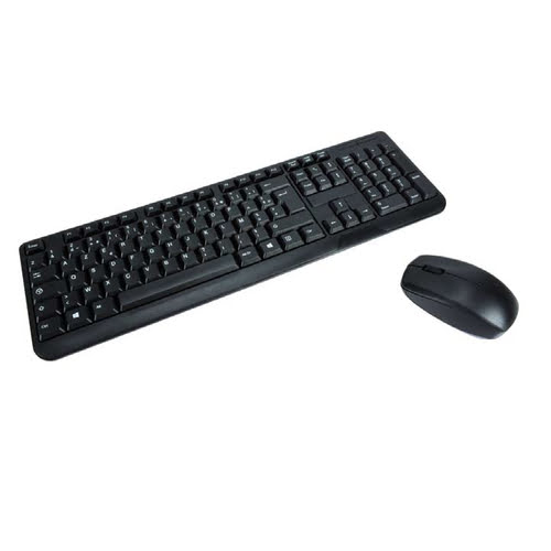 Grosbill Clavier PC MCL Samar Kit clavier/souris sans fil Noir