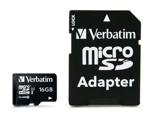 Grosbill Carte mémoire Verbatim MICRO SDHC 16GB - CLASS 10 Adapt