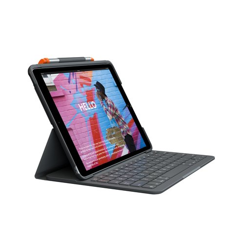 Slim Folio for iPad 7th Gen Graphite FR - Achat / Vente sur grosbill-pro.com - 0