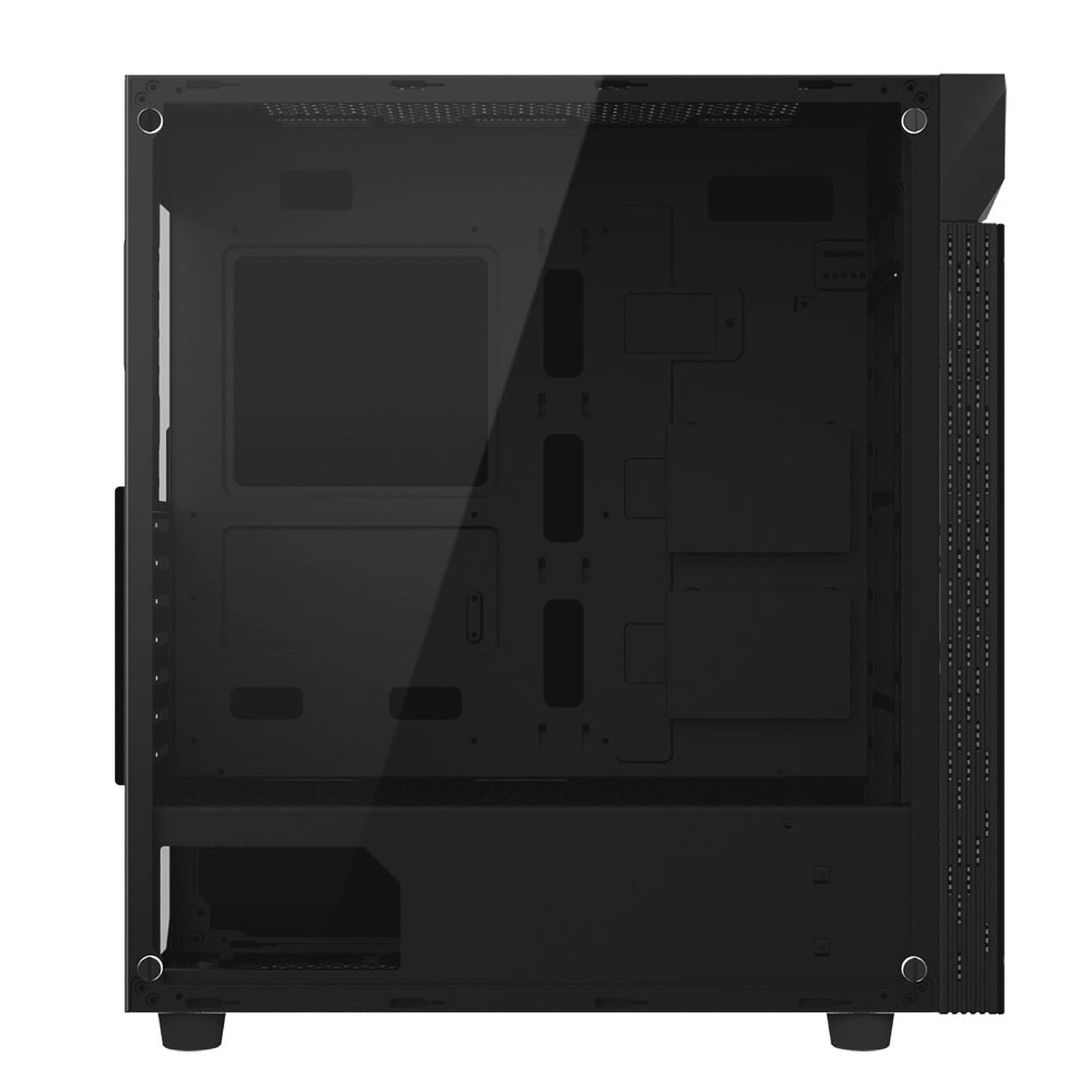 Gigabyte C200 GLASS Noir - Boîtier PC Gigabyte - grosbill-pro.com - 4