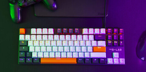 The G-Lab Keyz Mercury TKL - Blanc - Outemu Red - Clavier PC The G-Lab sur