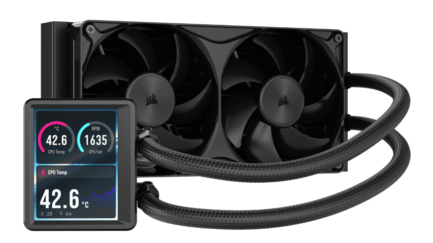 Corsair NAUTILUS II 240 RS LCD - 240mm - Noir