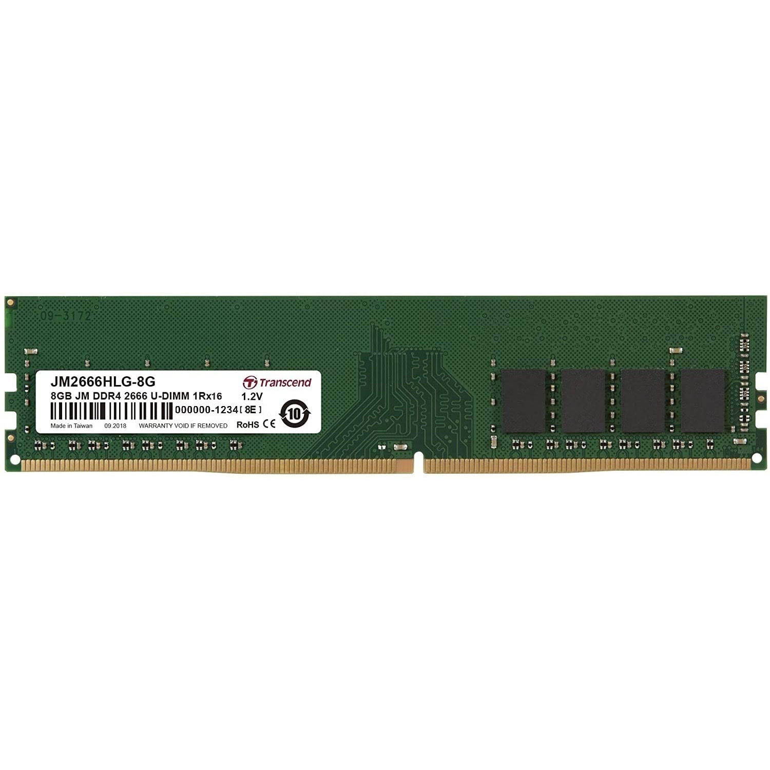 Transcend 8Go (1x8Go) DDR4 2666MHz - Mémoire PC Transcend sur grosbill-pro.com - 0