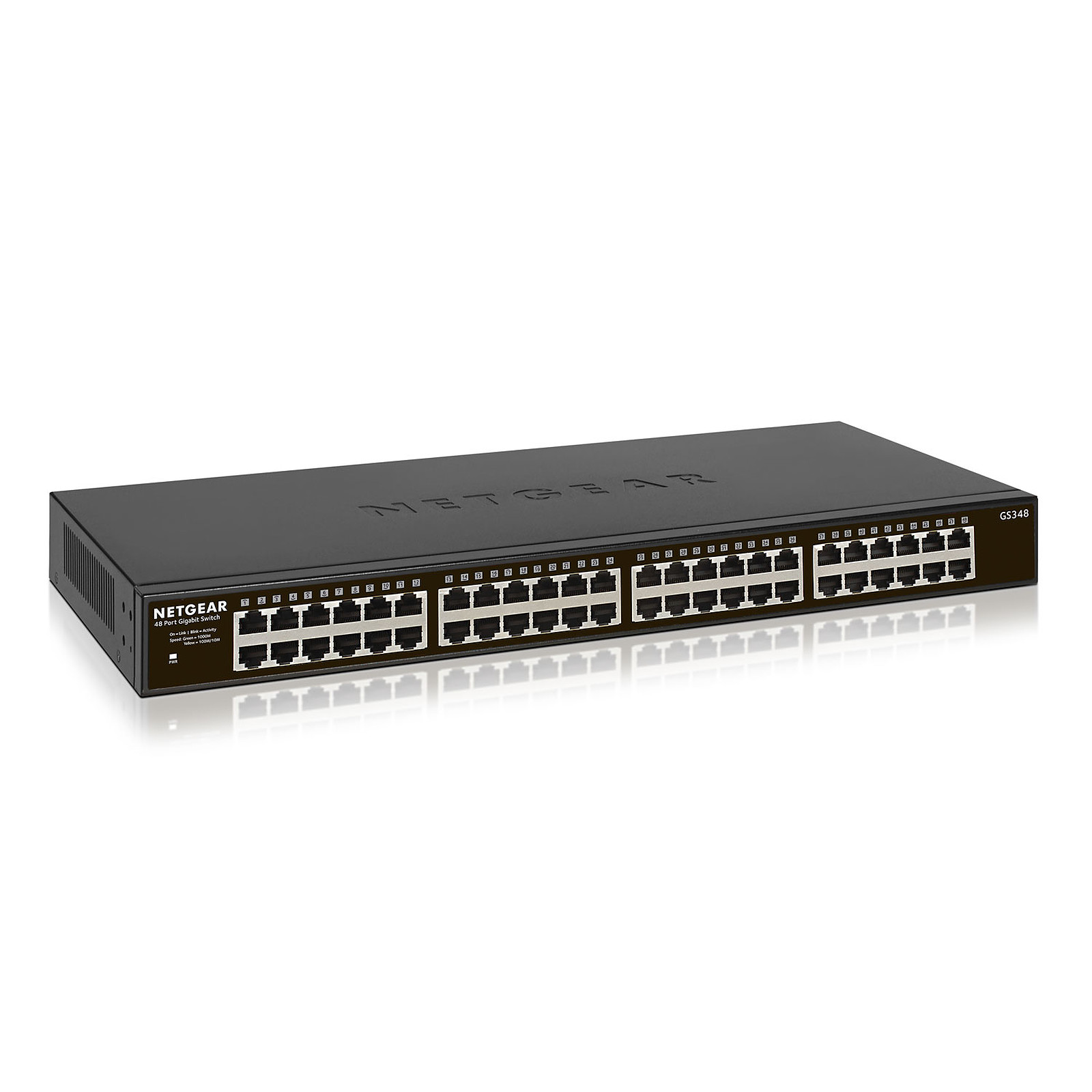 Switch Netgear 48 ports 10/100/1000 GS348# - grosbill-pro.com - 3
