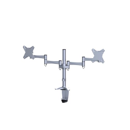 Desk Mount Dual 10-27" Clamp SILVER - Achat / Vente sur grosbill-pro.com - 1