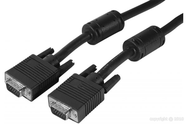 Câble SVGA mâle - mâle blindé - 15m - Connectique PC - grosbill-pro.com - 0