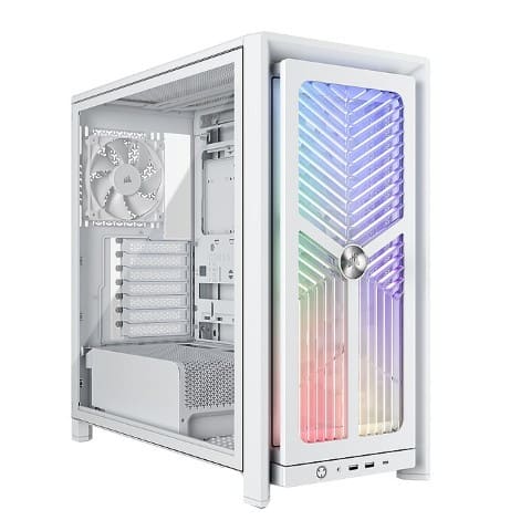 Corsair Frame 4000X RS Blanc - MT/Sans Alim/E-ATX