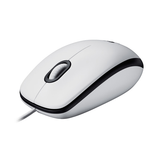 Grosbill Souris PC Logitech  MOUSE M100 - WHITE -