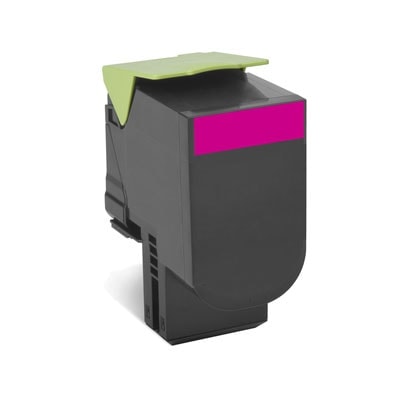 Toner Magenta 802SM - 80C2SM0 pour imprimante Laser Lexmark - 0